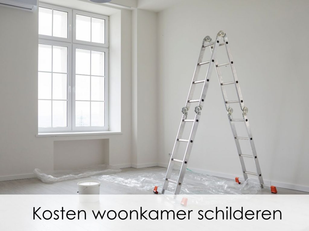 Het verven van de woonkamer