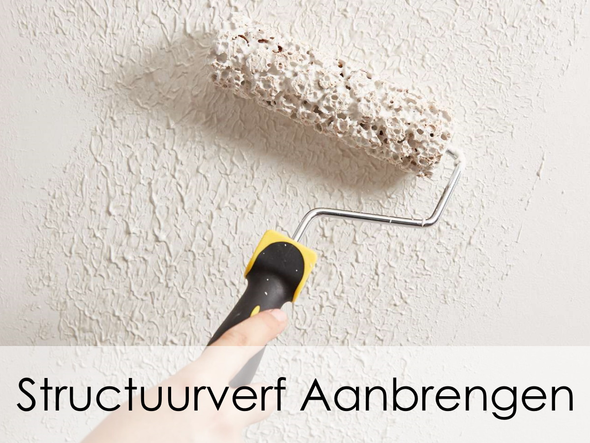 structuurverf aanbrengen