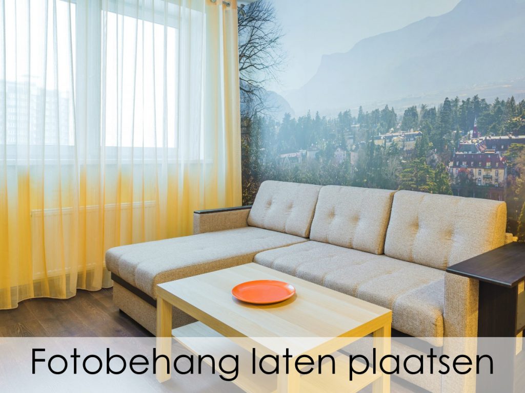 fotobehang laten plaatsen