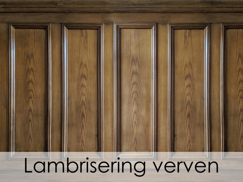 lambrisering verven