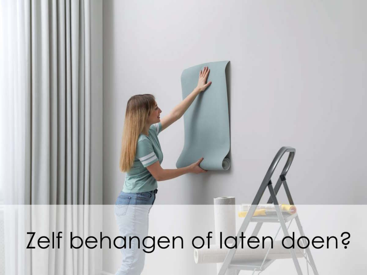 zelf behangen in woonkamer of laten doen door professionals