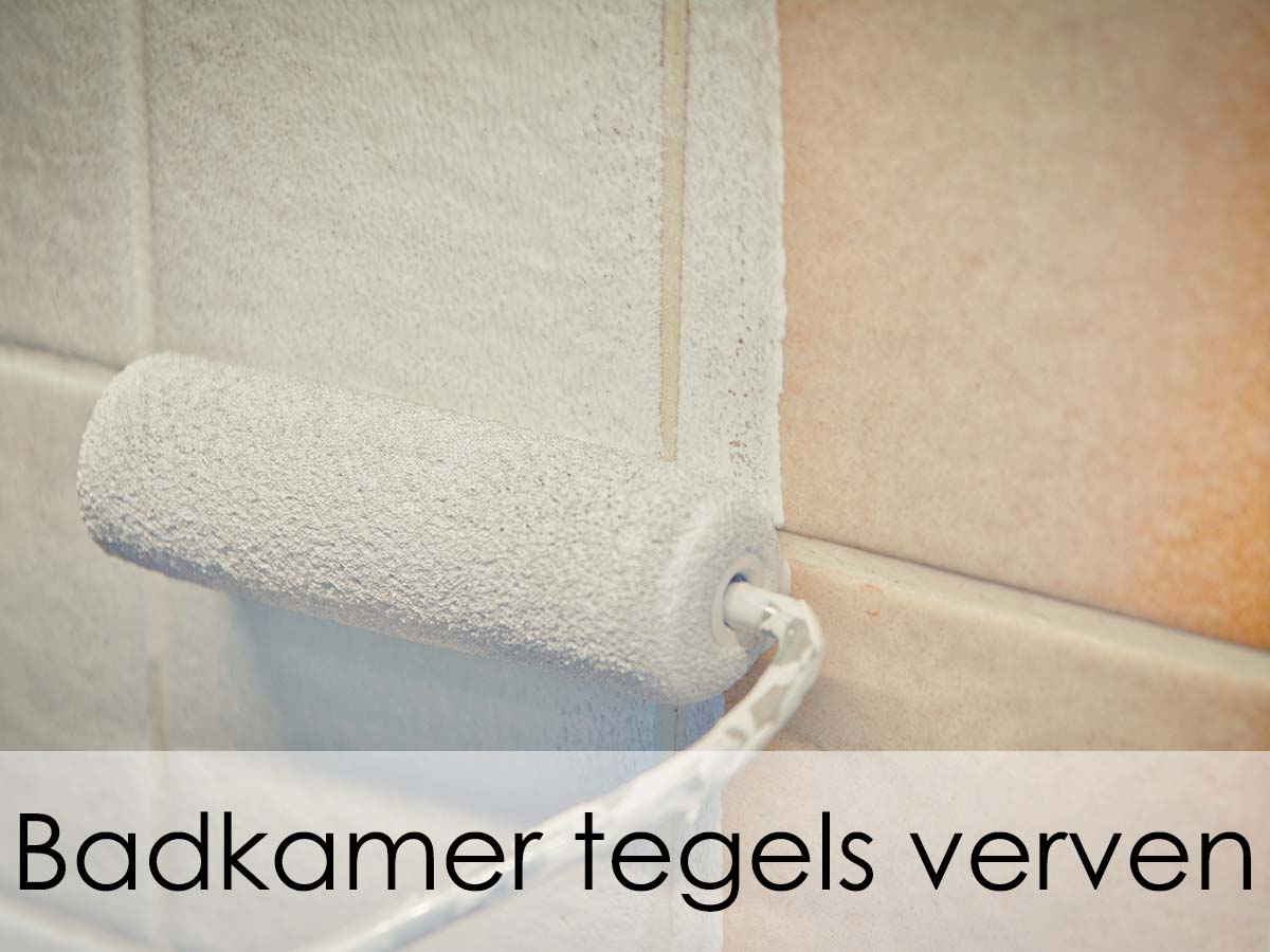 Tegels in de badkamer verven