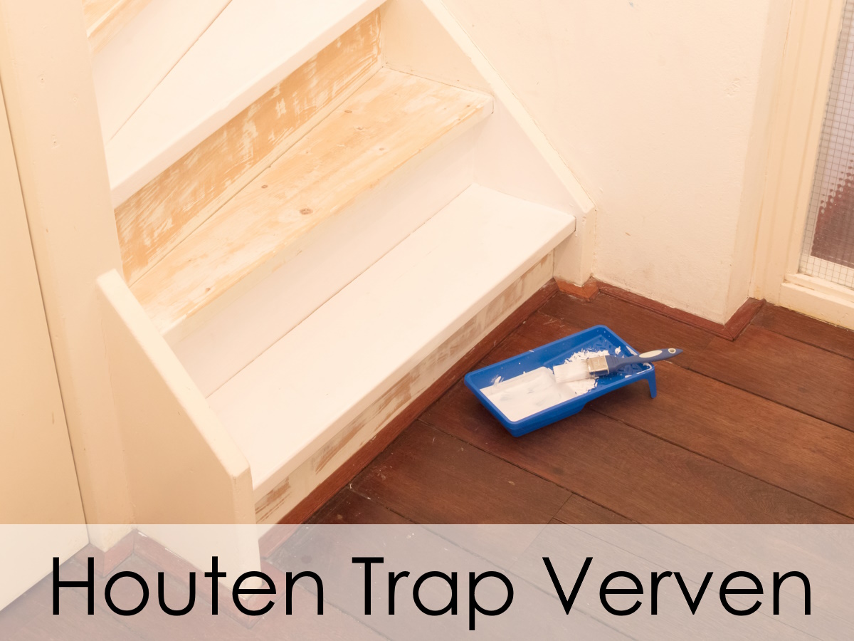 houten trap verven