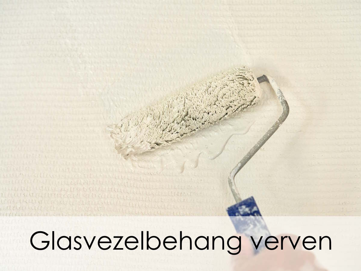 glasvezelbehang verven